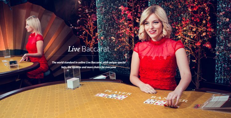 evolution gaming live baccarat