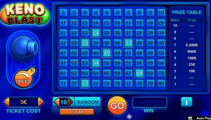Keno Casino Games