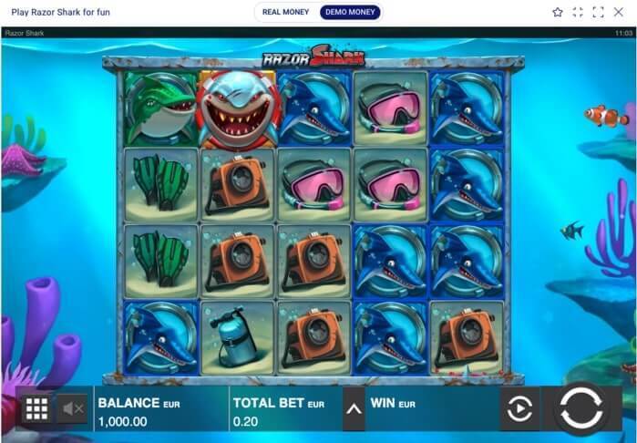 Example of free slot machine